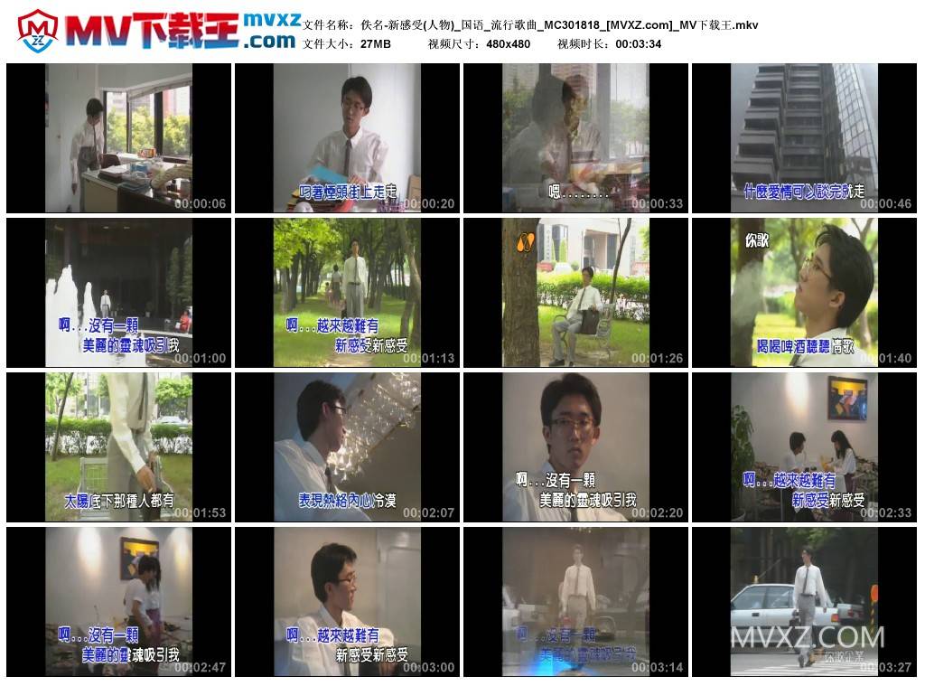 佚名-新感受(人物)_国语_流行歌曲_MC301818